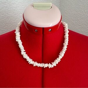 Elegant White Beaded Necklace